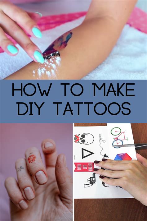 how are fake tattoos made